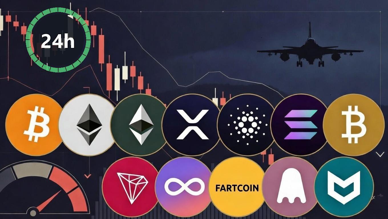 BTC and Altcoins Slide, Iran Tensions, Market Outflows