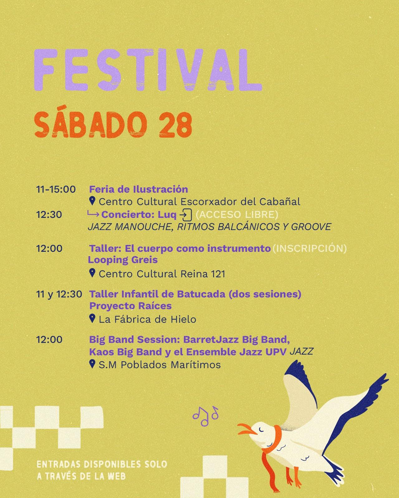 VIII #MUV! Festival Música Urbana Valencia 
Actividades del sábado 28 de febrero por la mañana