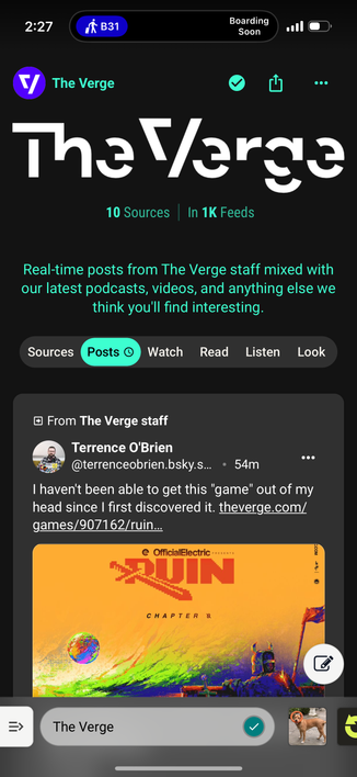 Posted media