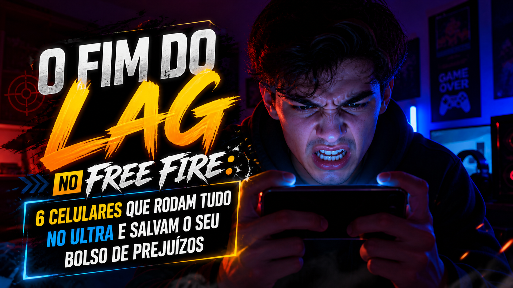 O fim do lag no Free Fire: 6 celulares que rodam tudo no Ultra e salvam o seu bolso de prejuízos